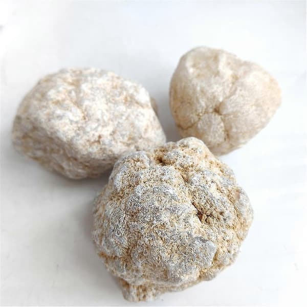 1 stk. Geode Agat Rå Krystal Mineral Krystaller Naturlig Hvid Sten Stenhåndværk Til Samler