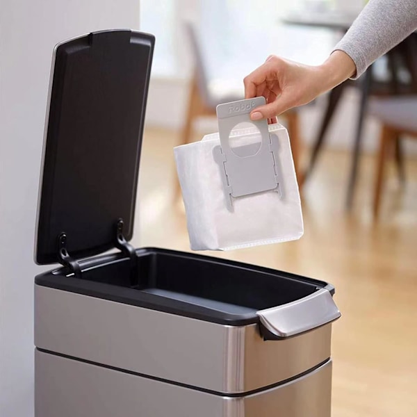 Dammsugarpåsar av PP-material, automatisk smutstömning för Roomba i&s-serien i3 (3550), i7 (7150), s9 (9150), högeffektiv prestanda, non-woven