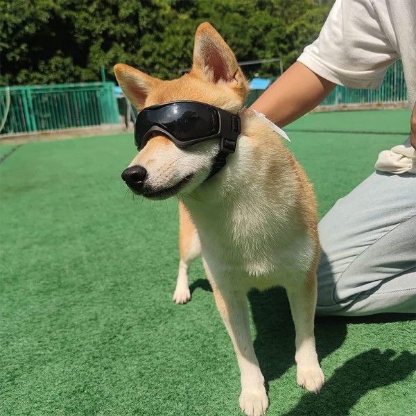 Hundebriller Let at Sætte På Små Hunde Solbriller Justerbare Anti-UV