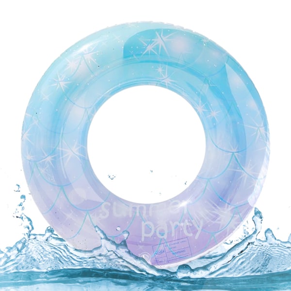 Simring, uppblåsbar, rund formad sommarpool Beach Party Simning Float Tub, Vatten roliga poolleksaker för barn