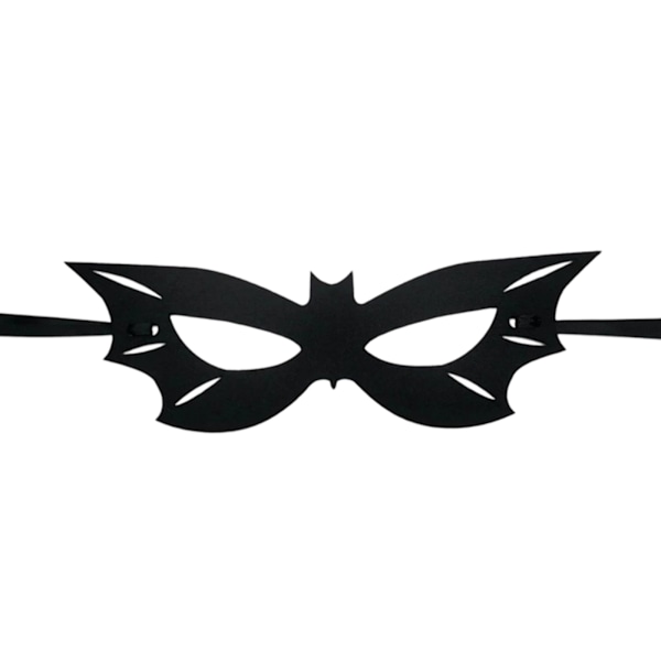 Svart Ögonmask, Fladdermusmasker Halvt Ansikte, Maskeradmask för Damer, Kvinnor, Flickor, Cosplay, Mask för Halloween Karnevalsfest, Maskerad
