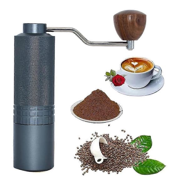 Manuel Kaffekværn Mini Rustfrit Stål Håndlavet Kaffebønne Burr Kværne Mølle Køkken Værktøj
