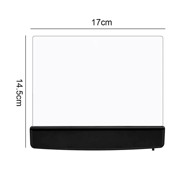 Klar Panel Plade Boglampe, Reducerer Øjenbelastning Med Bærbart Letvægtsdesign Til Læseoplevelser Sent Om Aftenen, Illuminator Panel Plade Lampe