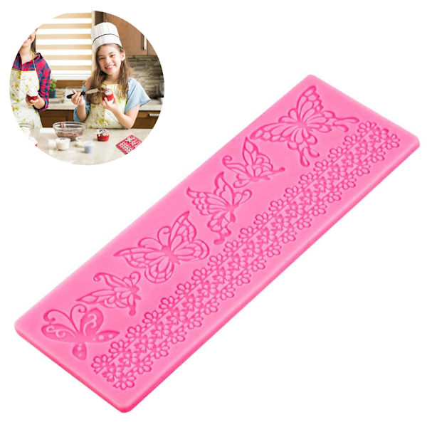 Silicone Lace Mold Flower Sugar Fondant Cake Mold Christmas Cake Decoration Molds Baking Tools