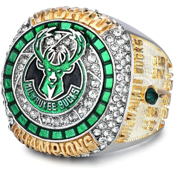 2021 Bucks Championship Ring Replica Basketball Champions Ring