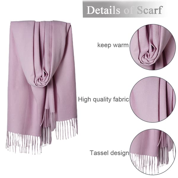 Mykt Silkesjal Skjerf for Kvinner light pink