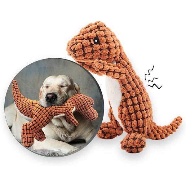 Plush-koira lelu Plush-koira lelu Naru Kestävä Interaktiivinen lelu Mukaan lukien Muovinen Melu Huutava Dinosauruksen Muotoinen Plush-lelut