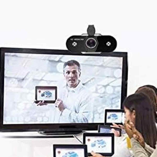 (1080P) USB 2.0 HD Webcam Webkamera til PC Desktop Laptop Computer Kontorarbejde