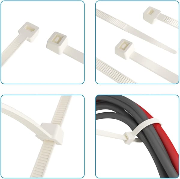 Kabelbindere 300 mm x 3,6 mm, kabelbinder, Rilsan nylon kabelbindere, 300