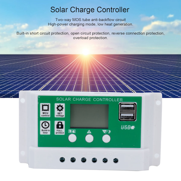 60A 12V 24V PWM Aurinkoenergian Paneelin Akku Säädin Latausohjain Automaattinen Tarkennus Seuranta