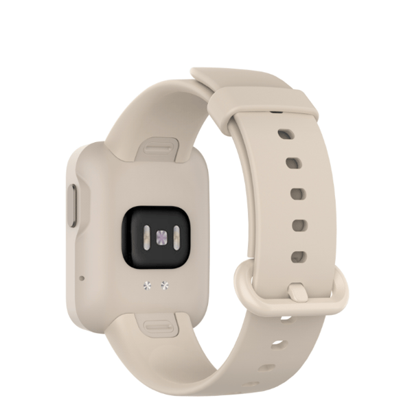 Beige, egnet til røde ris ure. Mi Watch Lite ur silikone