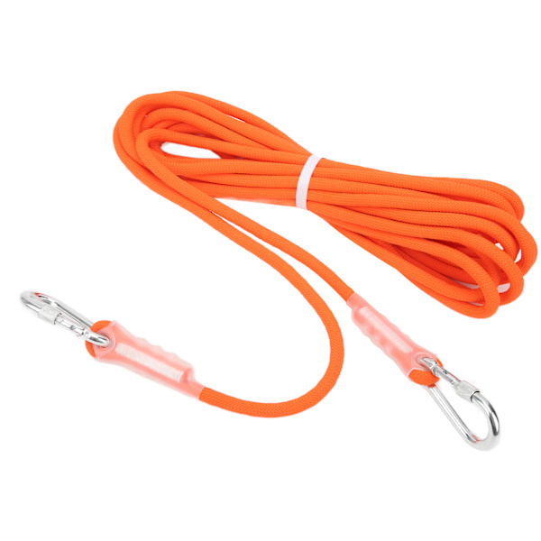 12mm utomhus bergsklättring säkerhetsrep överlevnad brandflykt räddningsrep, orange 10m
