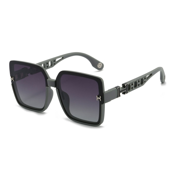 Square large frame high-end fashion sunglasses anti-ultraviolet