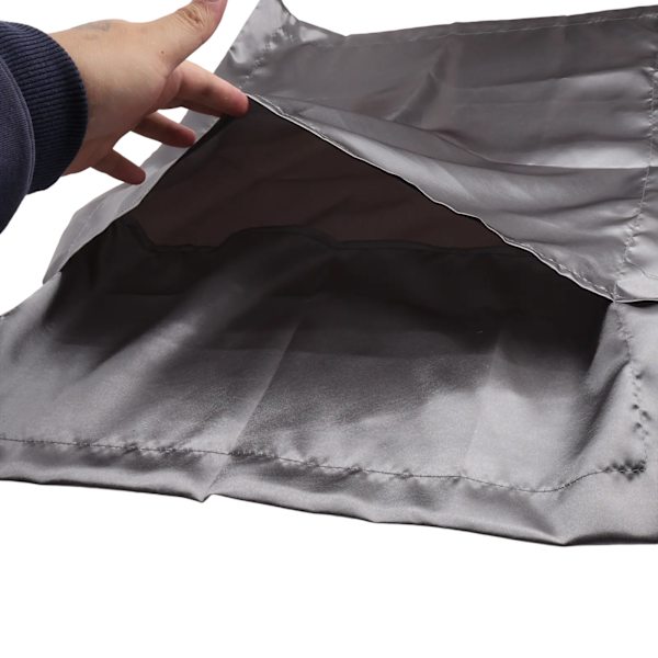 Polyester Pudebetræk med Kuvertlukning, 2-pak Ultra-bløde Glatte Polyester Pudebetræk til Hår og Hud, Standard Størrelse Polyester Pudebetræk til