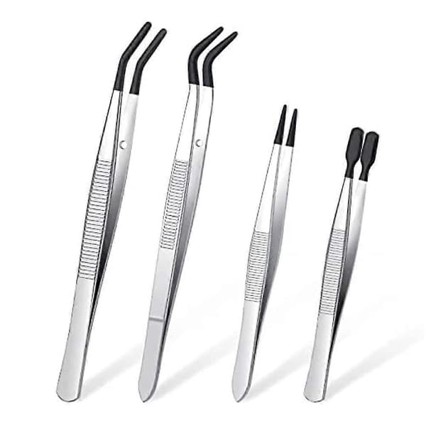 4 Delars Rs Set med Gummispetsar Rs Pvc-belagda Rs, Gummispets Rs Rub