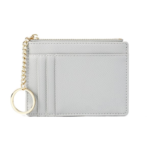 Solid color card case, mini keychain, small wallet