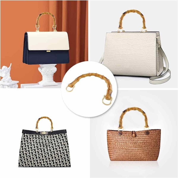 2-delt Taskehåndtag, Tote Taske, Tote Håndtag, Taskehåndtag, DIY Håndlavet Udskiftningspung
