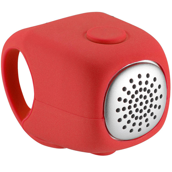 Bicycle electronic horn, loud and clear, red colour