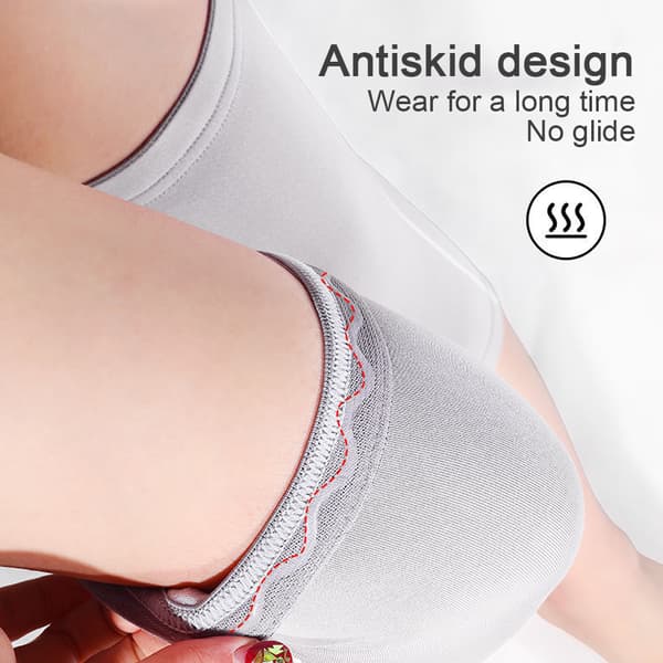 Vinter Termiska Knäskydd Elastiska Löpar Knäkompressionsärmar Benstöd Skydd Gray L code