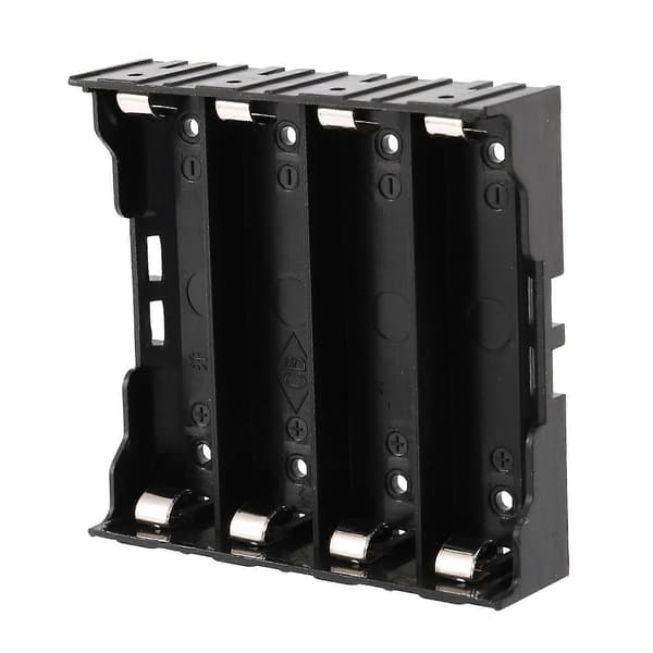 10x batteriholderboks svart for 4x 13,7v