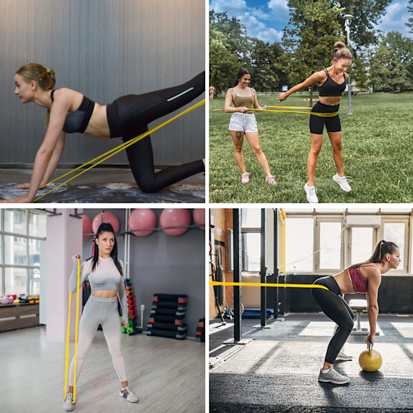 Pull Up Resistance Bands, Assisted Pull Up Bands, Fitness Exercise Bands, för Calisthenics, CrossFit, Styrkelyft, Muskeltoning, Yoga, fysisk