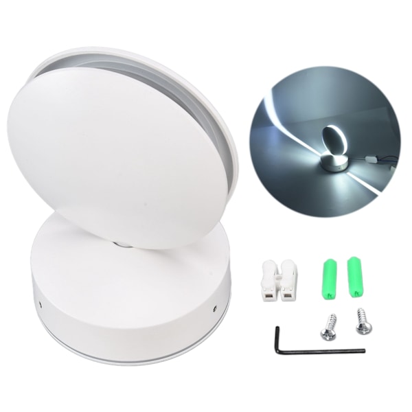 Væglampe LED 360 Grader 10W Blødt Hvidt Lys Aluminiumskal Varmebestandig Nem Installation LED Ganglys