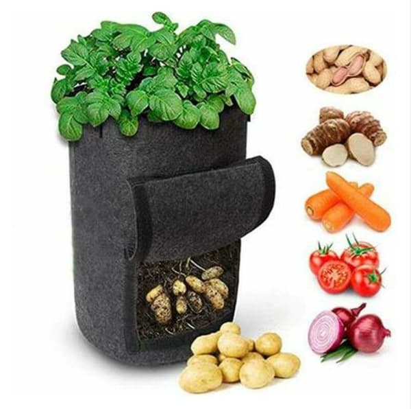 3 Potatisodlingssäckar, Non-woven tyg Trädgårdsplanteringssäck med Ha