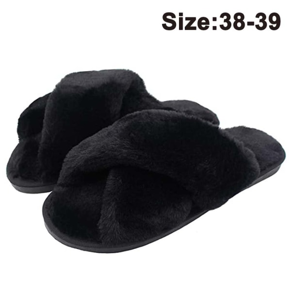 Naisten tossut, avoimet varpaat, pörröiset ja pehmeät kotitossut, Cozy Me