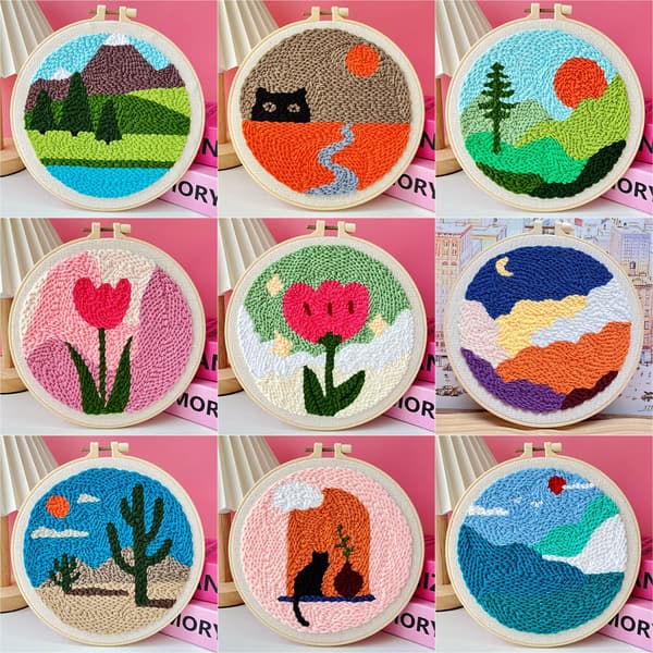 softly Stitch Kit, Healing Weave softly Stitching Kit, softly Needle Kit, DIY softly Needle Kits för vuxna, softly Needle Broderikit, med