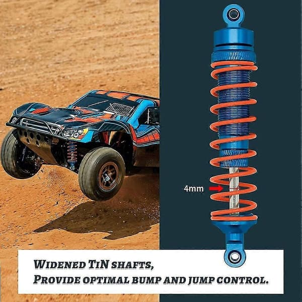 Metall Og For Slash Vxl 2wd Stampede Hoss 1/10 Rc Bil S S, grå