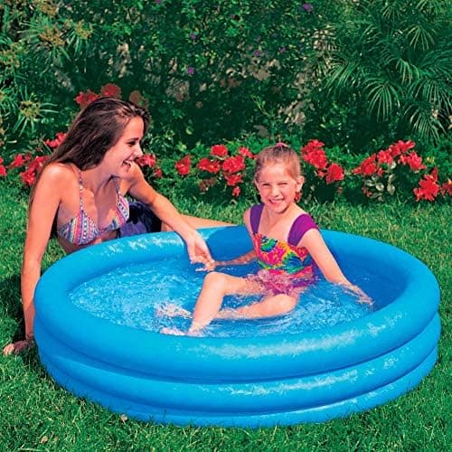 Utomhuspool blå kristallpool 114*25CM