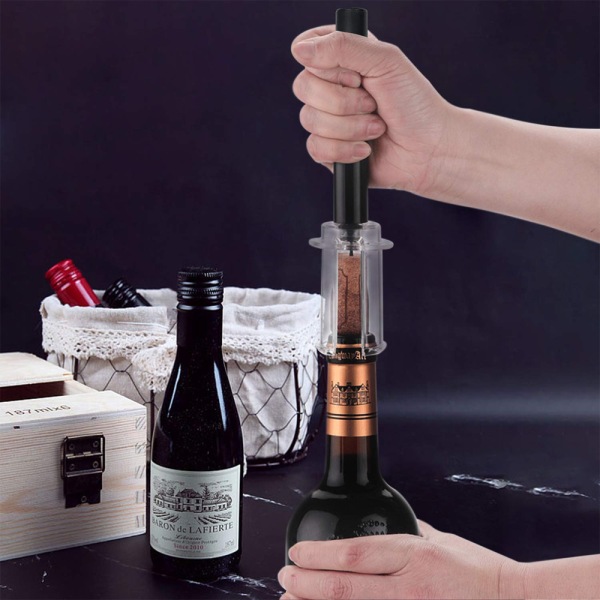 Lufttrycksvinflasköppnare, korkskruv, lättborttagningsverktyg bottle opener  edd4 | bottle opener | Fyndiq