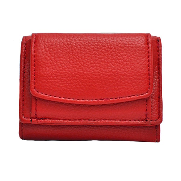 Små plånböcker för kvinnor PU-läder blixtlås myntficka plånbok