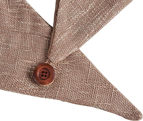Gulgrön Mode Herr Dam Bomull Triangelscarf med Retro B