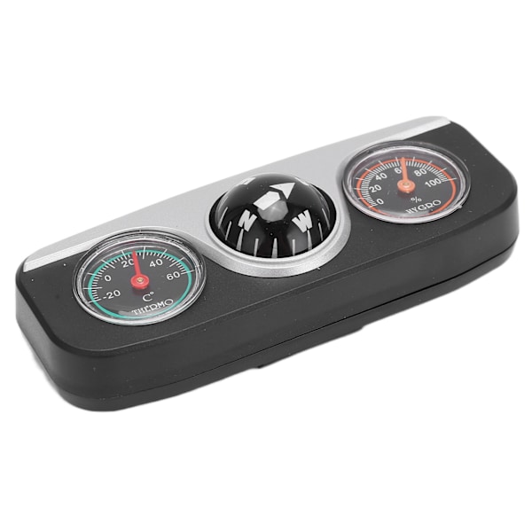 LC‑3 3 i 1 Bilnavigasjons Dashbord Multifunksjonelt Kompass Termometer Hygrometer Dashbord