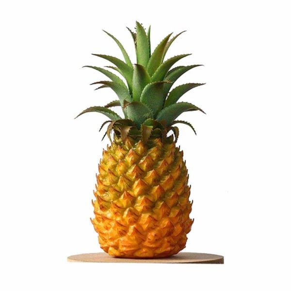Plastfalsk Ananas Kunstig Grønnsaker Frukt, Faux