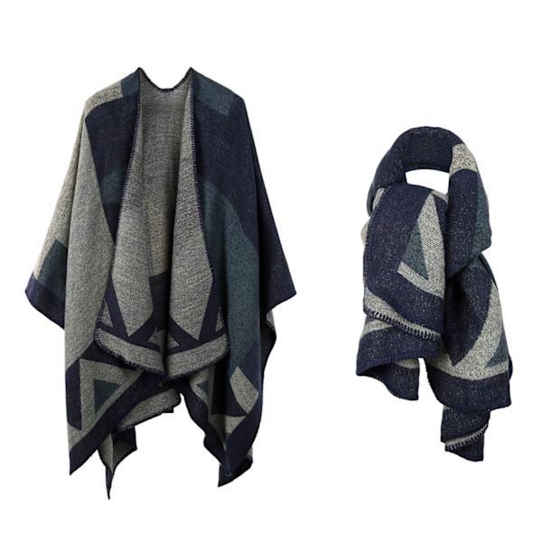 Varm Vinterponcho Sjal, Kofta för Flickor Presenter