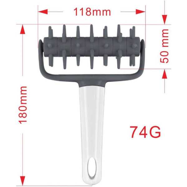 Stipproller for deig, deigigel, ristingskniv for pizza