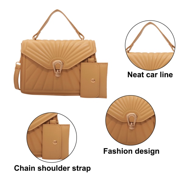 Dametasker, skuldertaske, kædepose, klassisk satchel håndtaske