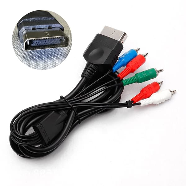 Kablar High Definition RCA Komponent A/V-kabel för Playstation 2 och PlayStation 3 kabel 1,8 m