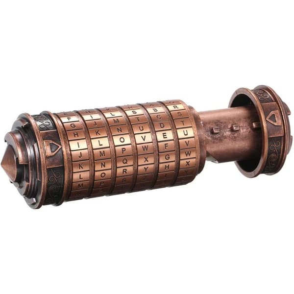 Love Gift Da Vinci Code Cryptex, sinklegeringskonstruksjon med tilpassbart passord, romantiske bursdagsgaver