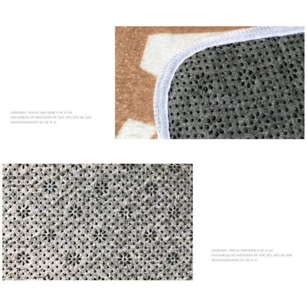 3D Halkfri Golv Julmönstrad Matta Vardagsrumsgolv