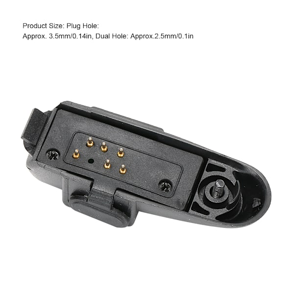 A58 UV9R Konverter Walkie Talkie Headset Adapter til M-Interface med Høj Kompatibilitet