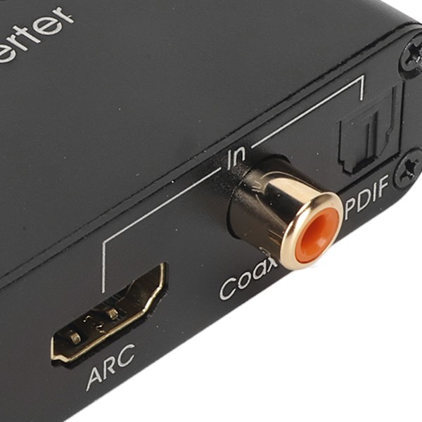 HD Output ARC Lyduttrekker 192KHz Optisk SPDIF 3,5 mm Hodetelefonport Digital Analog Lydkonverter for Hjemmekino TV