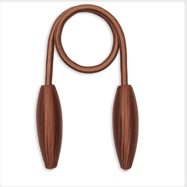 Lyse karryfarvede reb gardinbindere, holdere til gardiner (53 cm, 2