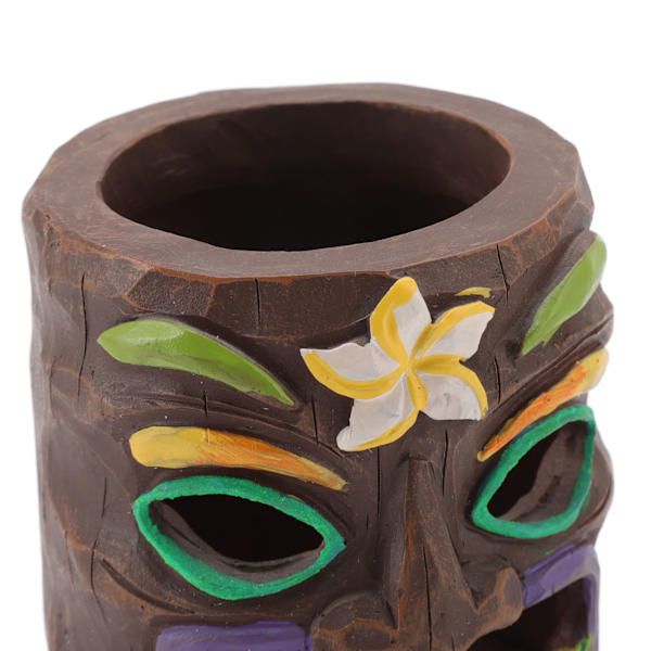 Grimace Ashtray Resin Tree Face Koristeellinen Fluoresoiva Meikkisiveltimen Kynäkuppi Kotityöpöydälle