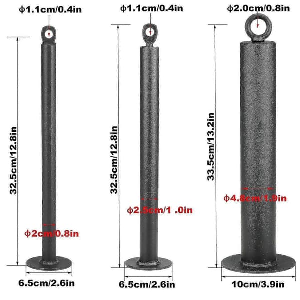 Loading Pin remskivesystem för latsdrag, tillbehör för hemmagym och garage 2.5cm