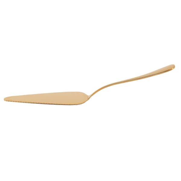 Bryllupskakeskniv, Rustfritt Stål Gull Kakeskjærer, Bryllupskakesett, Kakeserveringssett, 4 Stk