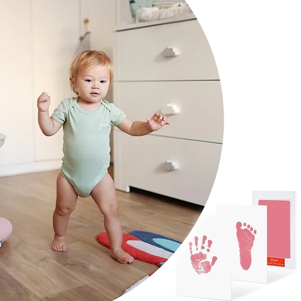 Baby Håndavtrykkplater, Kjæledyr Hundefotspor, Håndavtrykkputer, Sikre og Giftfrie Trykkputer, Kjæledyr Fotspor, Baby Poteavtrykkputer, Fotsporputer, uten Blekk