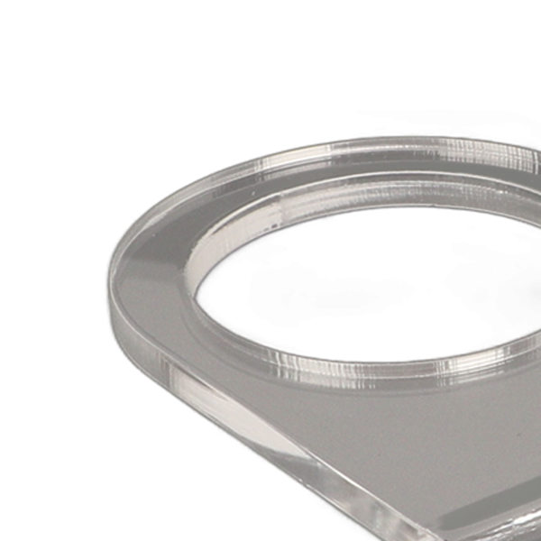 2 stk. Baseball Bat Veggestativ Akryl Veggmontert Ballholder Stativ Baseball Bat Display Hylle for Hjem Stadion Kontor Samling Transparent